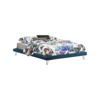 cama doble azul 205x170h32 cm