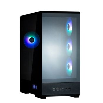 Caja Zalman P50 Ds Atx 4xvent 120mm Argb 2xusb 3.0 Negro Sin Fuente
