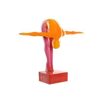 Figura Resina 55x17x45 Atleta Multicolor