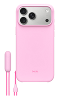 beats iphone 17 pro max kickstand case with magsafe and camera control - pebble pink