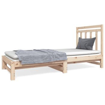 Sofá Cama Extraíble Sin Colchón 2x(90x190) Cm Vidaxl