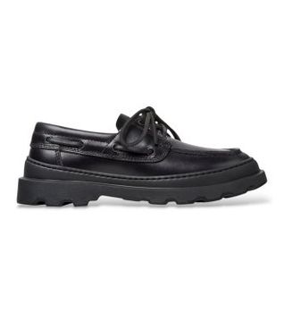 Camper para mujer. K201840-002 Mocasines de piel Brutus+ negro (41), Plano, Ninguno, Casual