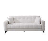 sofa cama 3 plazas hermes ii color blanco