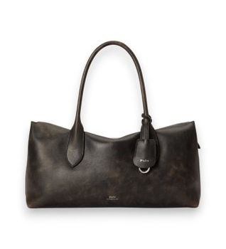 Polo Ralph Lauren para mujer. 428P14289001 Bolso de Piel Bellport negro (OSFA), Casual