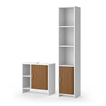 Conjunto De Muebles De Baño Norea Juego De 2 Piezas Vicco