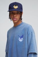 gorra de sarga con estampado coolkicks navy