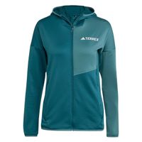 adidas terrex xpr light fleece chaqueta para correr mujeres-color petroleo
