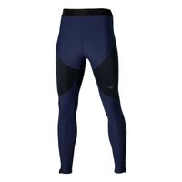 mizuno tech thermal charge mallas para correr hombres-azul