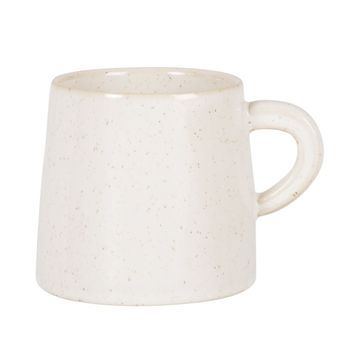 Taza de cerámica color arena