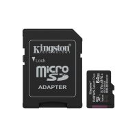 microsdxc 64gb clase 10 uhs-i a1 v10 100mbs con adaptador sd negra