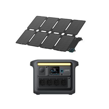 Kit Estación De Energía Anker Solix C1000x + Panel Solar Ps100x, 100 W