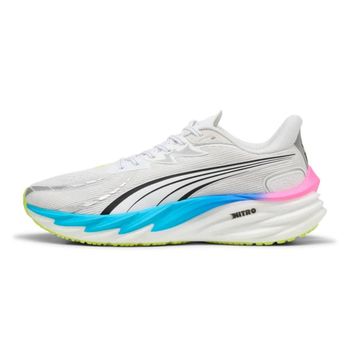 Zapatillas Puma Velocity NITRO 4 Blanco Azul SS26, Talla 42 - EUR