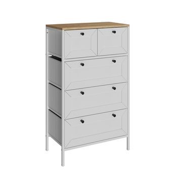 Cómoda Belaro 56 X 95 Cm Con 5 Cajones Vicco