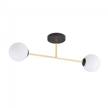 Plafón de techo mendra opal (2 luces)