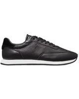 de calvin klein - zapatillas negras para hombre - leather low profile negro
