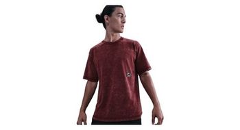 Camiseta de manga corta nike gym heritage roja  hombre