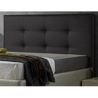 cabecero cama polipiel tapizado moderno texas  180 cm negro