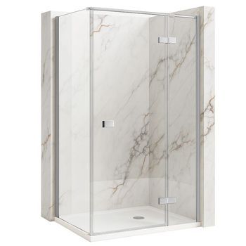 Cabina De Ducha Rea Atlas Chrome 80x100 Right