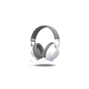 Auriculares Krom Phase inalámbricos Bluetooth 5.3 con micrófono omnidireccional blancos