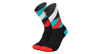 Calcetines de running incylence loops negro turquesa naranja