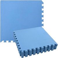 12x esterilla de fitness y ejercicios gimnasio tatami puzzle 60x60cmx1cm alfombra espuma suave maxima proteccion