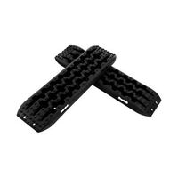 hojas de arena todoterreno 2 piezas escalera de neumaticos de ayuda a la traccion para arenabarronieve 107 x 31 x 7 cm negro