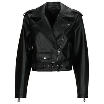 Only Cazadora de cuero ONLLOUIE FAUX LEAHTER BIKER OTW para mujer