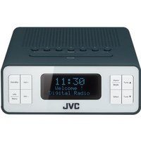 jvc ra-d38-h dabfm clock radio - grey grey