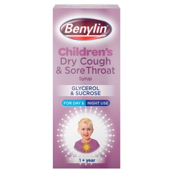 Benylin Children's Dry Cough and Sore Throat 1+ Year