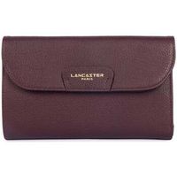 lancaster cartera cartera doble con solapa dune borgona oscuro para mujer