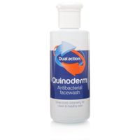 quinoderm antibacterial face wash