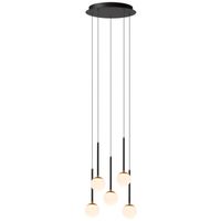 lampara colgante led calina opal cct dim 5x74w