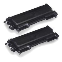 compatible twin pack brother tn2005 black toner cartridges 2 pack