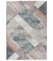 argentum - 484 - alfombra de estilo geometrico y colores pastel