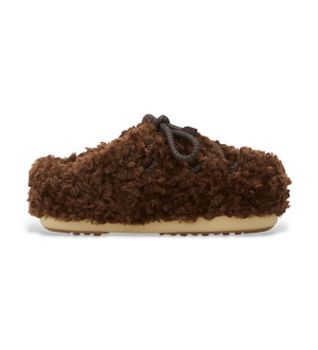 Moon Boot para mujer. 80D1470080 Zuecos Evx Curly marrón (35/36), Plano, Ninguno, Casual