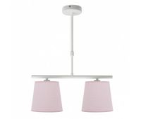 lampara de techo metal color rosa serie consciencia 39cm
