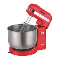 batidora amasadora jocca con bowl de acero inoxidable con capacidad de 35l y autorrotacion 5 velocidades 2 varillas diferentes con empuje ajustable izquierda o derecha y 350w de potencia