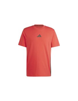 Camiseta adidas 3 Bandas Sj Hombre Granate/Negro