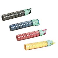 compatible multipack ricoh aficio mpc2500 printer toner cartridges 4 pack -884946