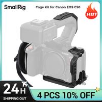 kit de jaula smallrig eos c50 para canon eos c50 kit de mano dedicado plataforma de extension de mango xlr con abrazadera de cable arca-swiss 5657