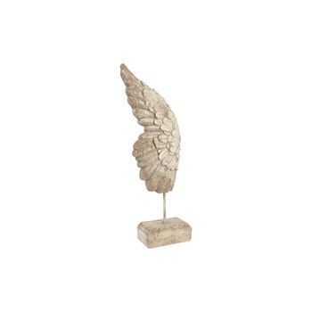 Figura Magnesia 26x11x65 Ala Envejecido Blanco