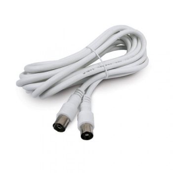 Axil Cable Coaxial Prolongador de Antena 1.5m Blanco