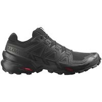 salomon zapatillas de senderismo speedcross 6 black phantom para mujer