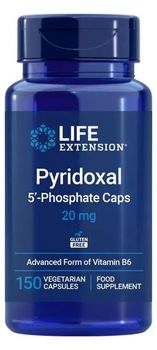 Life Extension Pyridoxal 5'-Phosphate 20 mg 150 Cápsulas Vegetarianas