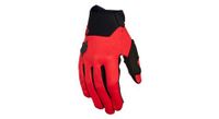 fox defend wind guantes largos rojo