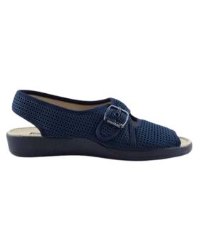 de DEVALVERDE ZAPATILLA CON HEBILLA PARA MUJER 1185 COLOR MARI MARINO