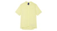 camiseta de manga corta endura loop full zip amarilla para hombre