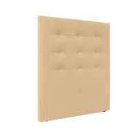 cabecero de polipiel capitone hasta el suelo 95x120cm camas 90 - vainilla