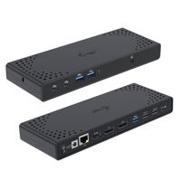 estacion de acoplamiento i-tec usb-c triple display gen 2 100w 3x4k 7xusb ethernet negro