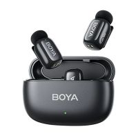 microfono lavalier inalambrico mini boya microfono ai inteligente de cancelacion de ruido para iphone android telefono t